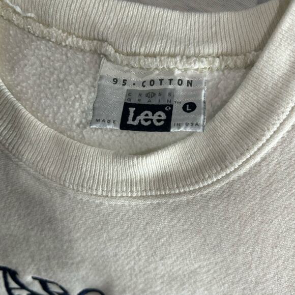 VTG 90s Mens LEE Marquette University Eagles Nursing Reverse Weave Crewneck Sz L - Picture 2 of 7